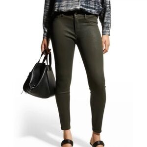 DL1961 Florence Instasculpt Mid Rise Skinny Ankle Jeans Winter Moss 26